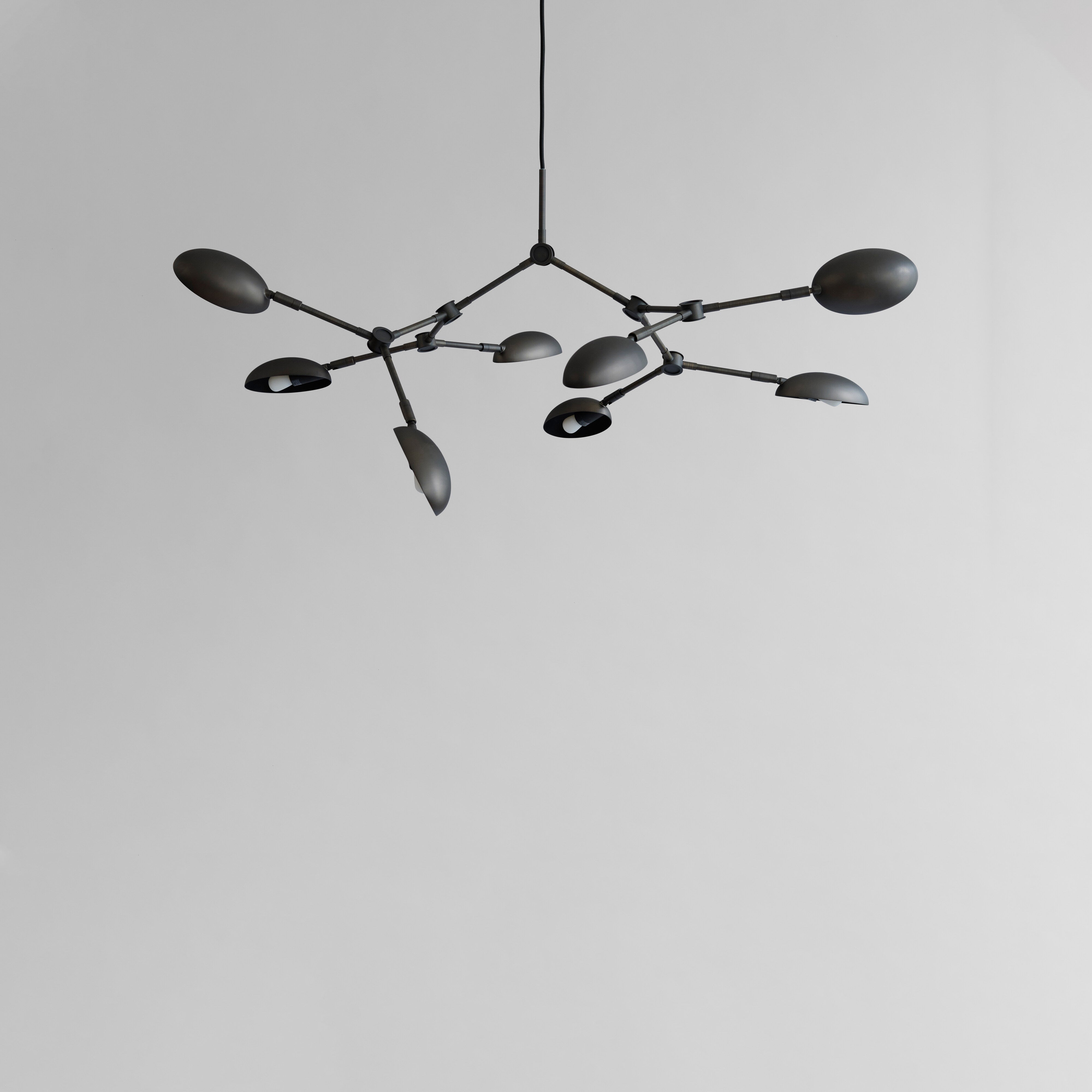 101 Copenhagen - Drop Chandelier, Mini - Bronze (5m) - Chandelier