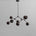 101 Copenhagen - Drop Chandelier Globe, Mini - Burned Black (5m) - Chandelier