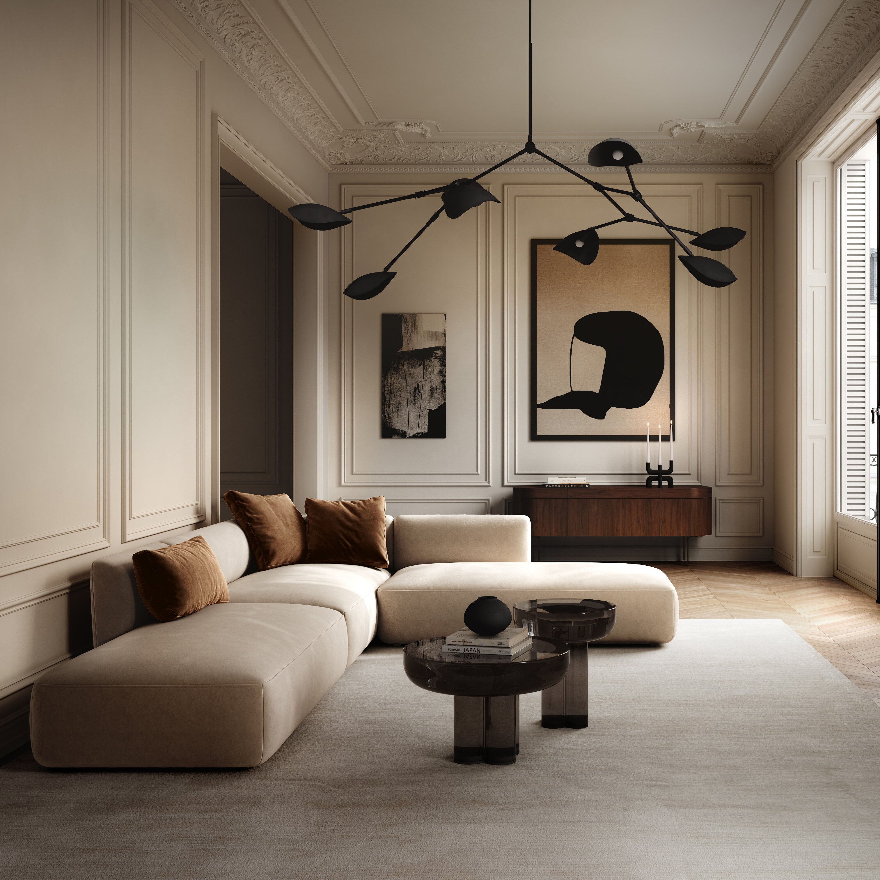 101 Copenhagen - Crown Table, Tall - Smoked Forest - Coffee Table