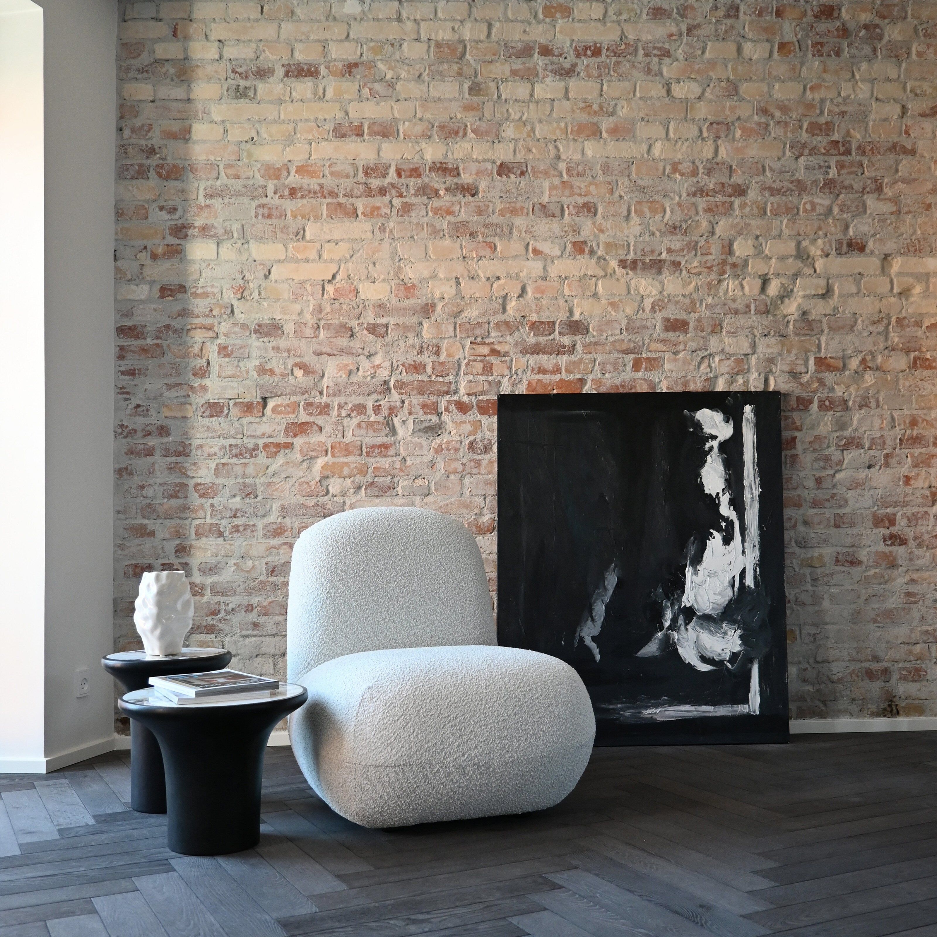 Toe Chair, Flat - Off White (CPH 900)