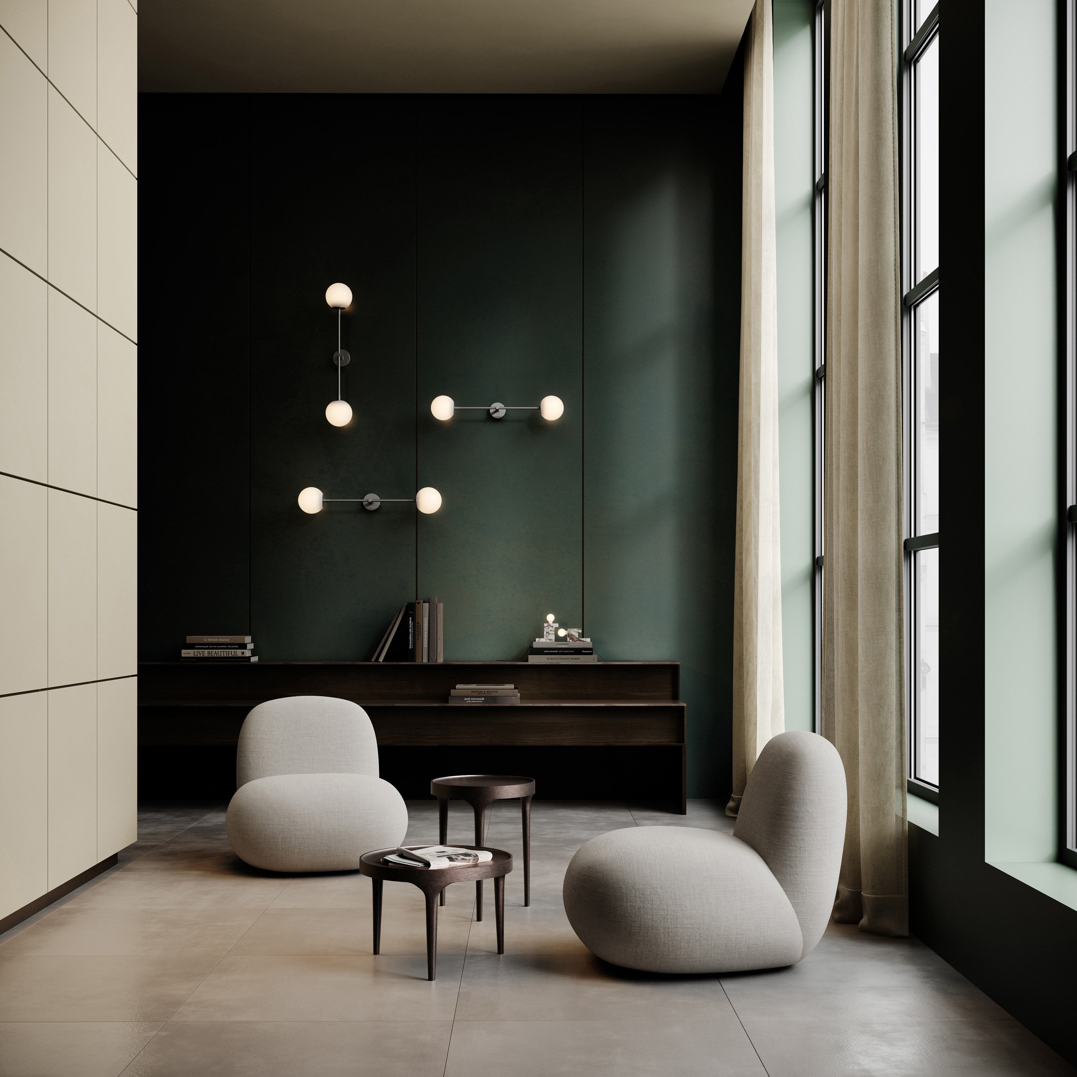 101 Copenhagen - Toe Chair, Flat - Taupe - Lounge Chair