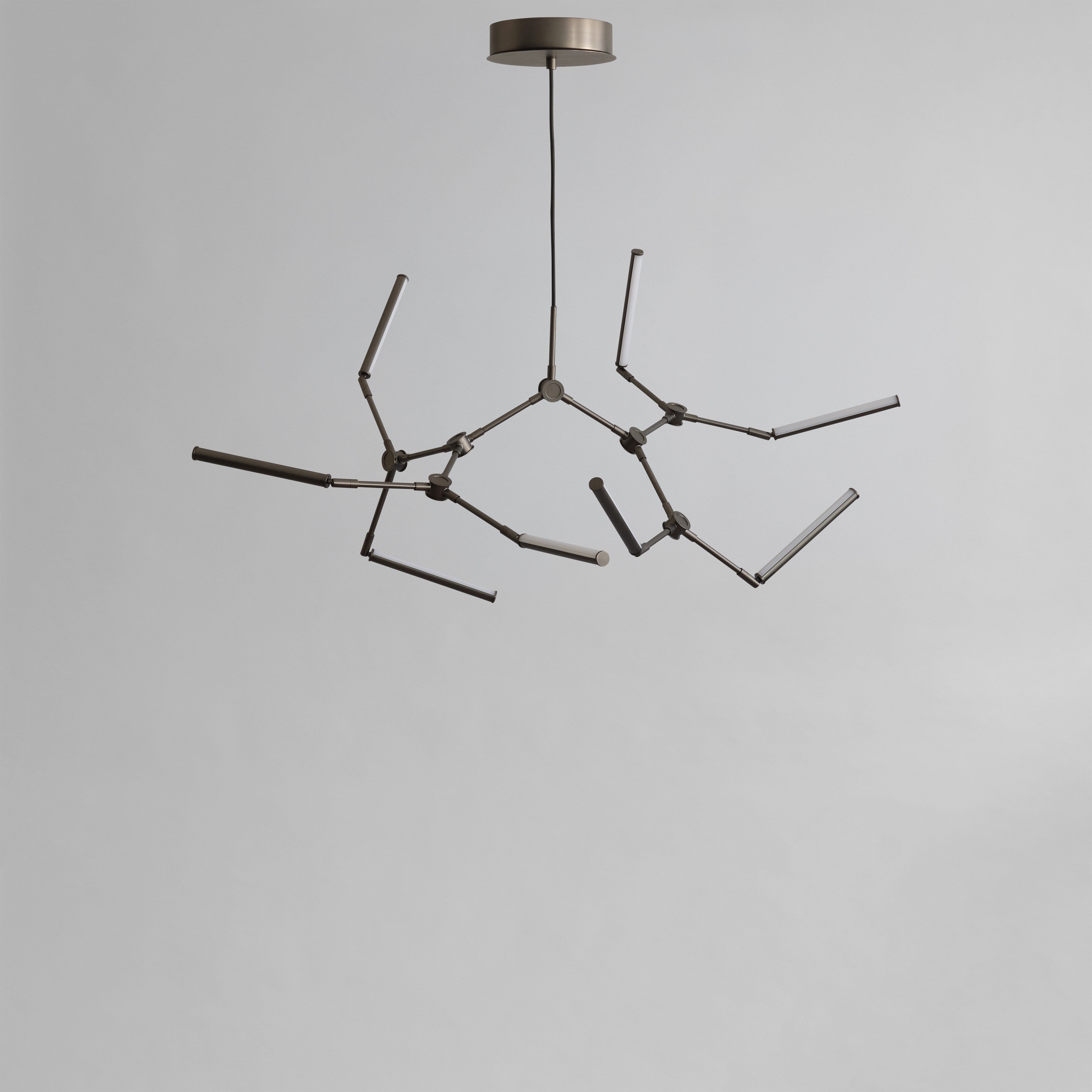 101 Copenhagen - Stick Chandelier Mini - Bronze - Chandelier