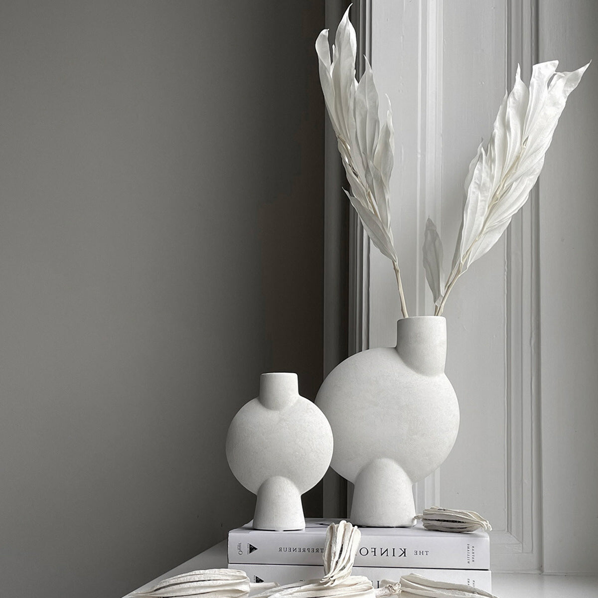 Sphere Vase Bubl, Mini - Bone White