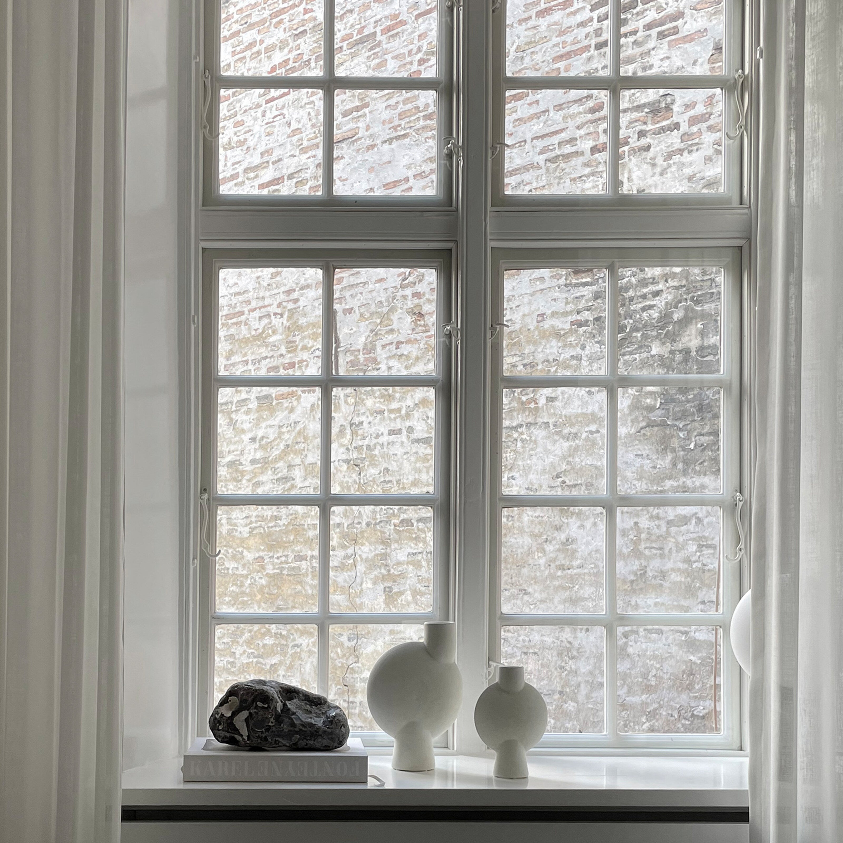 Sphere Vase Bubl, Mini - Bone White