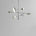 101 Copenhagen - Sahn Chandelier - Chrome (5m) - Chandelier