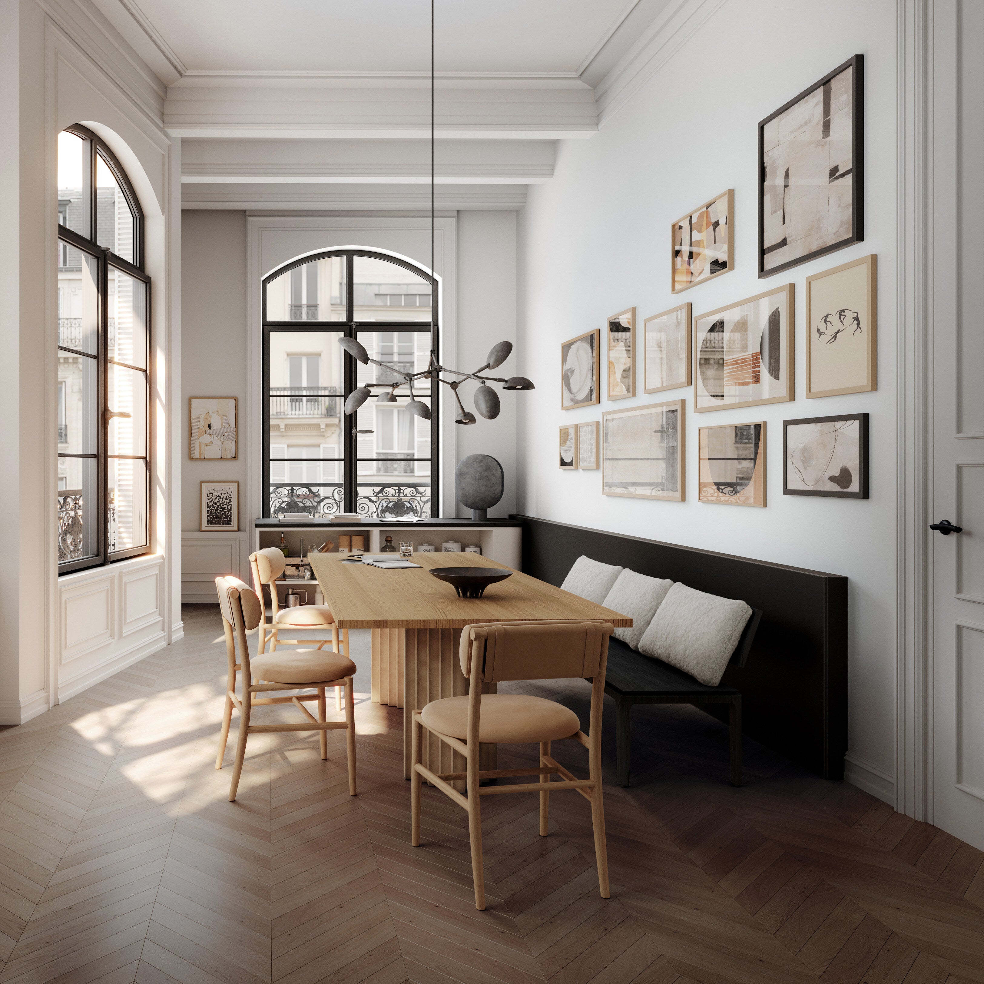 101 Copenhagen - Drop Chandelier, Mini - Oxidized (5m) - Chandelier