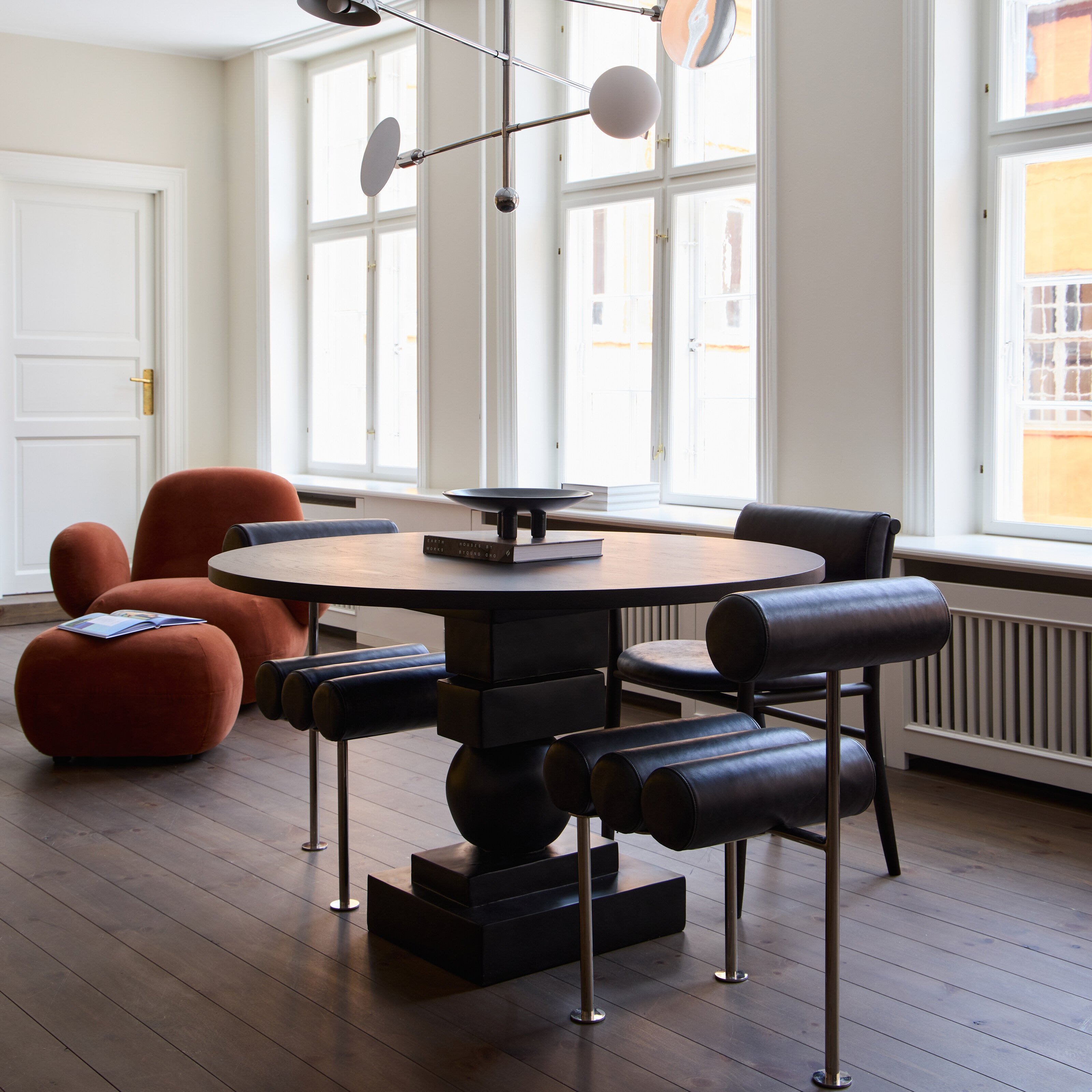 101 Copenhagen - Sahn Chandelier - Chrome (5m) - Chandelier
