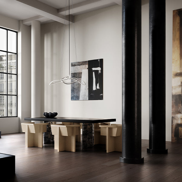 101 Copenhagen®中国168飞行艇官网彩票幸运奖号查询官网 Ghost Chandelier and Brutus dining chairs